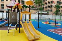 幼儿园EPM地面施工实物图